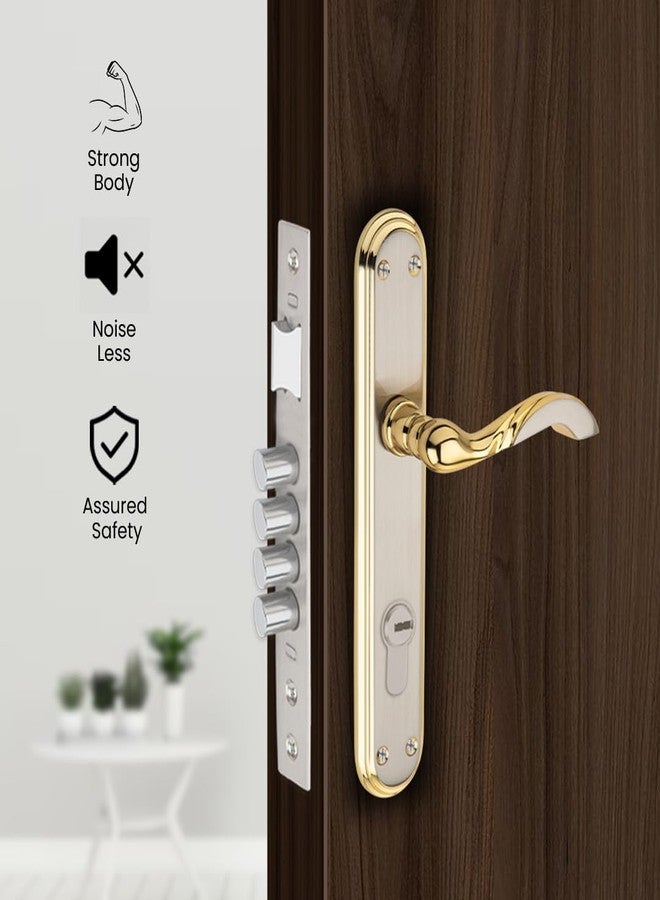 لينك قفل نقر لينك ليلي | للأبواب الرئيسية والداخلية في المنزل والمكتب والفندق | طقم مقبض متين بطول 10 بوصات مع إمكانية الوصول بالمفتاح من كلا الجانبين، 3 مفاتيح | تشطيب من الفولاذ المقاوم للصدأ | ضمان 5 سنوات - Image 4